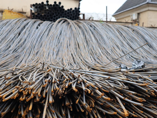 a front view of some iron rods at gilbert igweka